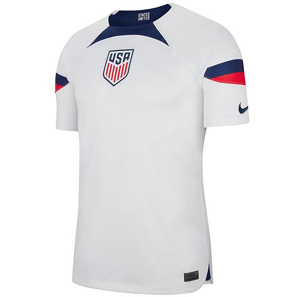 USA maglia casalinga divisa da calcio prima maglia da calcio da uomo abbigliamento sportivo top maglia sportiva coppa del mondo 2022